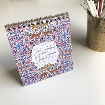 2025 Mini Animal Desk Calendar, 7 of 12