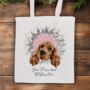 Personalised Christmas Cocker Spaniel Break Through, thumbnail 7 of 10