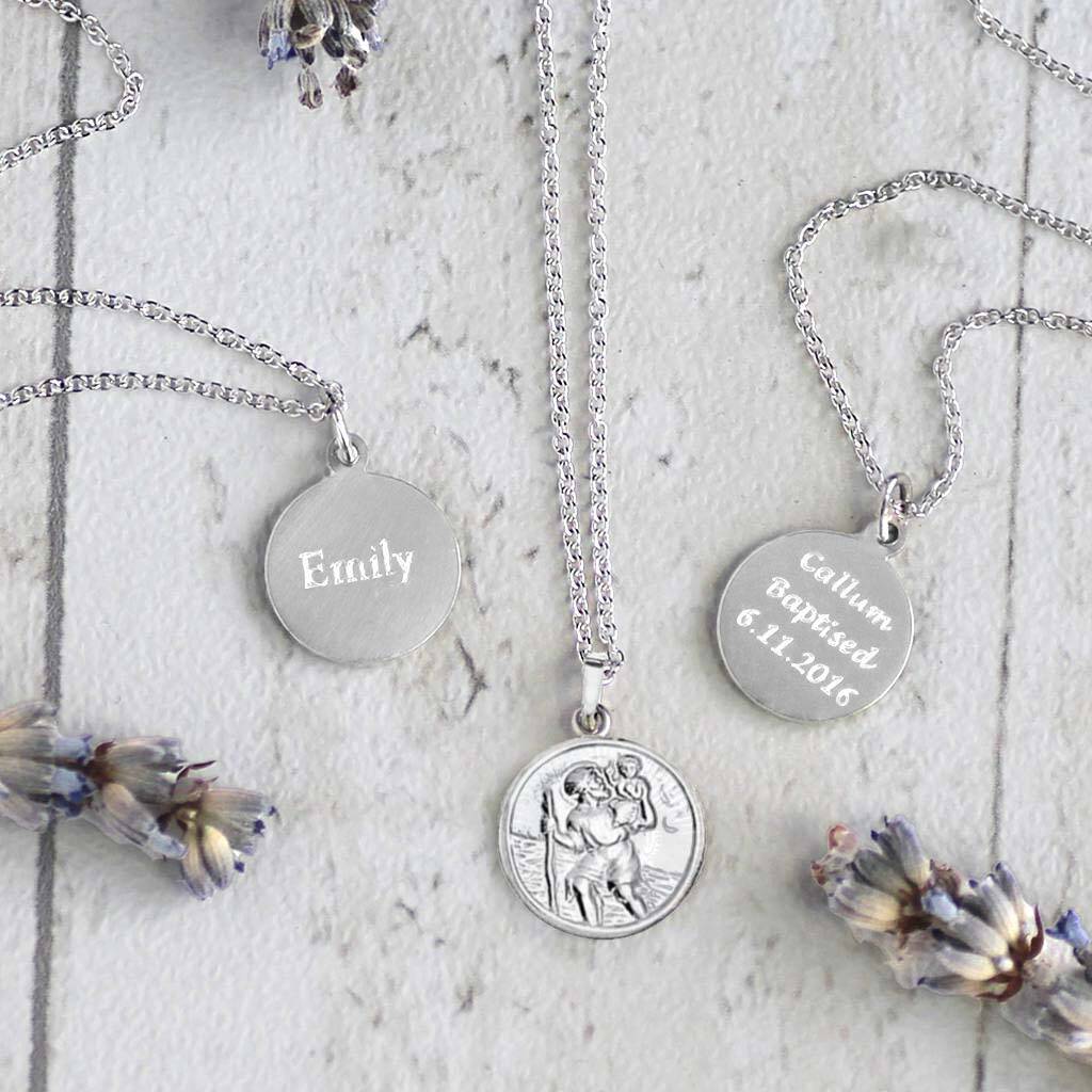 White Gold Medical Alert Station Necklace | Engraved Pendant – CHARMED  Medical Jewelry