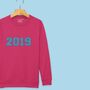 'Birth Year' Personalised Sweatshirt For Boys And Girls, thumbnail 2 of 8