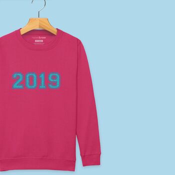 'Birth Year' Personalised Sweatshirt For Boys And Girls, 2 of 8