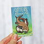 Otters Hard Enamel Pin Badge, thumbnail 1 of 2