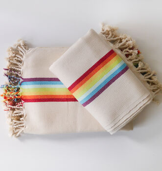 Sustainable Gift, Cotton Beach Towel, Strap, 6 of 11