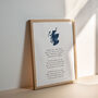 Scottish Map Print With Poem, thumbnail 3 of 3
