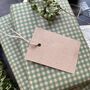 Green Gingham Paper Fibre Wrapping Paper, thumbnail 2 of 12