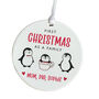 First Christmas As A Family Ornament With Baby's Name, thumbnail 3 of 7
