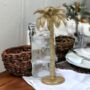 Antique Gold Palm Tree Candle Holder, thumbnail 4 of 4