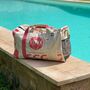 Recycled Fairtrade Weekend Bag Elephant Cement Print, thumbnail 1 of 5