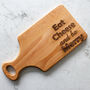 Eat Cheese And Be Merry Engraved Cheese Platter, thumbnail 1 of 2