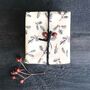 Christmas Brown Wrapping Paper With Berries 5m Roll, thumbnail 2 of 4