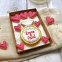 Personalised 'Congrats!' Engagement Letterbox Cookies, thumbnail 2 of 3