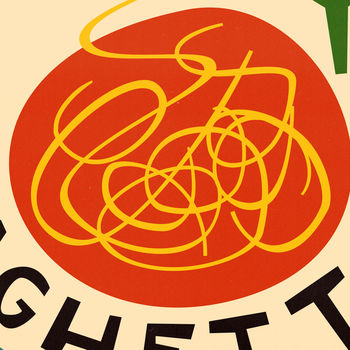 Retro Kitchen Spaghetti Print, 4 of 9