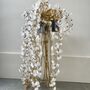 White And Gold Wisteria Spray, thumbnail 3 of 5