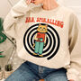 'Brb Spiralling' Funny Cat Meme Sweatshirt, thumbnail 1 of 5