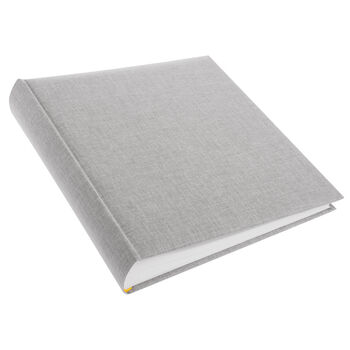 Extra Large Traditional Style Linen Photograph Album With Opaque Interleaves, 6 of 9