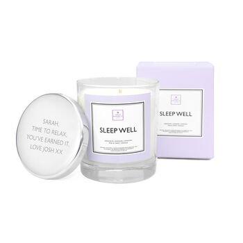 Personalised Sleep Well Scented Candle, 5 of 7