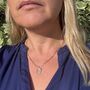 The Faceted Rectangle Blue Topaz Necklace, Silver, thumbnail 3 of 8