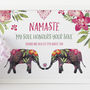 Engagement Gift Namaste, thumbnail 2 of 4
