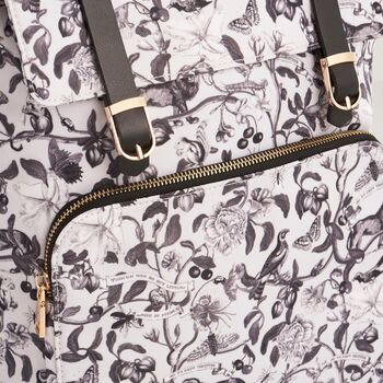 Tree Of Life Monochrome Medium Backpack, 3 of 7
