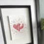 'Love You! Starburst' Little Letterpress Print, thumbnail 1 of 8