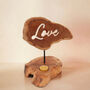 Wooden Love Tealight Holder, thumbnail 2 of 3