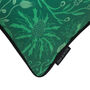 Sea Holly Green Botanical Patterned Cotton Cushion, thumbnail 5 of 6