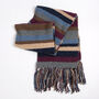 College Scarf Knitting Kit Moody Blues, thumbnail 3 of 10