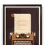 Personalised Typewriter Love Letter Print, thumbnail 3 of 5