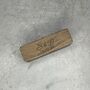 Personalised Dark Wood Ring Box For Weddings, thumbnail 5 of 8