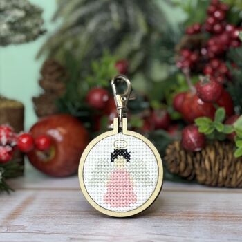 You're An Angel Christmas Mini Matchbox Cross Stitch Kit, 5 of 5