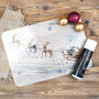 Reusable Stencil Santa Sleigh 43x64cm And Snow Spray, thumbnail 1 of 4