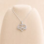 Personalised Small Sterling Silver Infinity Heart Pendant Necklace, thumbnail 5 of 10