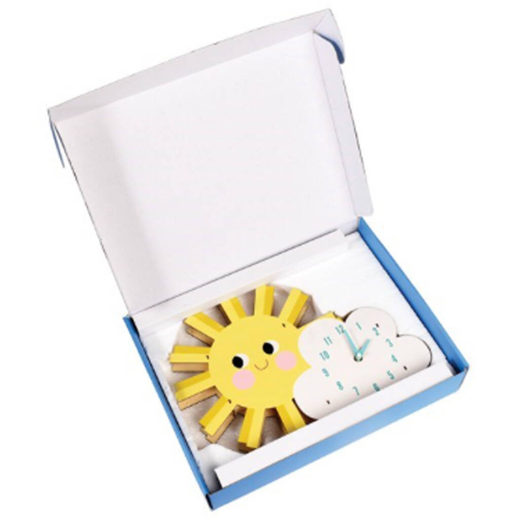 Personalised Nursery Wall Clock By Pink Pineapple Home & Gifts