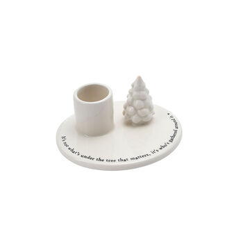 Winter Wishes 'Under The Tree' Candlestick Holder, 4 of 4