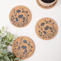 Cork Placemats And Coasters | Wildflowers, thumbnail 11 of 12