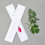Botanical Bookmarks With Vegetable Illustrations, thumbnail 6 of 6