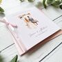 Handmade Wedding Day Card, Romantic Blonde Bride And Groom Design, thumbnail 3 of 6