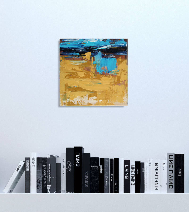 Rising Iii Original Mini Abstract Painting By Abstract House