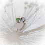 Personalised Heart Charm Name Necklace With Birthstone, thumbnail 5 of 8