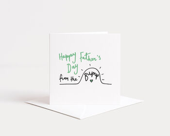 Happy Father's Day From The Bump. Daddy To Be Card, 6 of 6