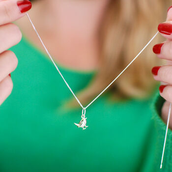 Personalised Robin Charm Necklace, 3 of 7