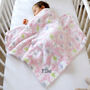 Personalised Pink Fluffy Elephant Blanket, thumbnail 1 of 7