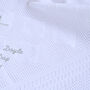 Personalised White Shawl For Christening, thumbnail 5 of 8