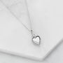 Gold Or Silver Delicate Heart Pendant Necklace, thumbnail 9 of 12