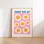 Sunny Side Up Eggs Kitchen Wall Art Print, thumbnail 6 of 7