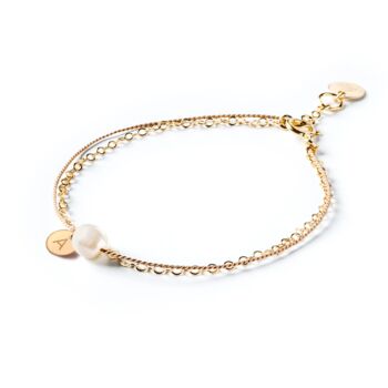Pearl Gold And Silk Bracelet, 4 of 6