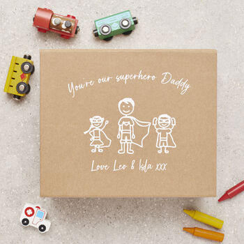 Personalised Superhero In Disguise Father's Day Hamper, 6 of 10