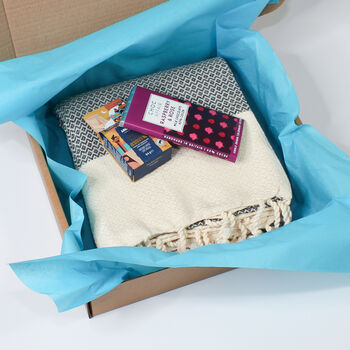 Handwoven Sofa Throw, Personalised Gift Hamper, 2 of 9