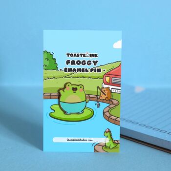 Frog Enamel Pin | Cute Pin Badges, 5 of 5