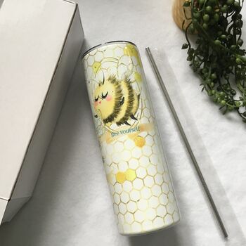 Bumble Bees Skinny Tumbler, 4 of 6